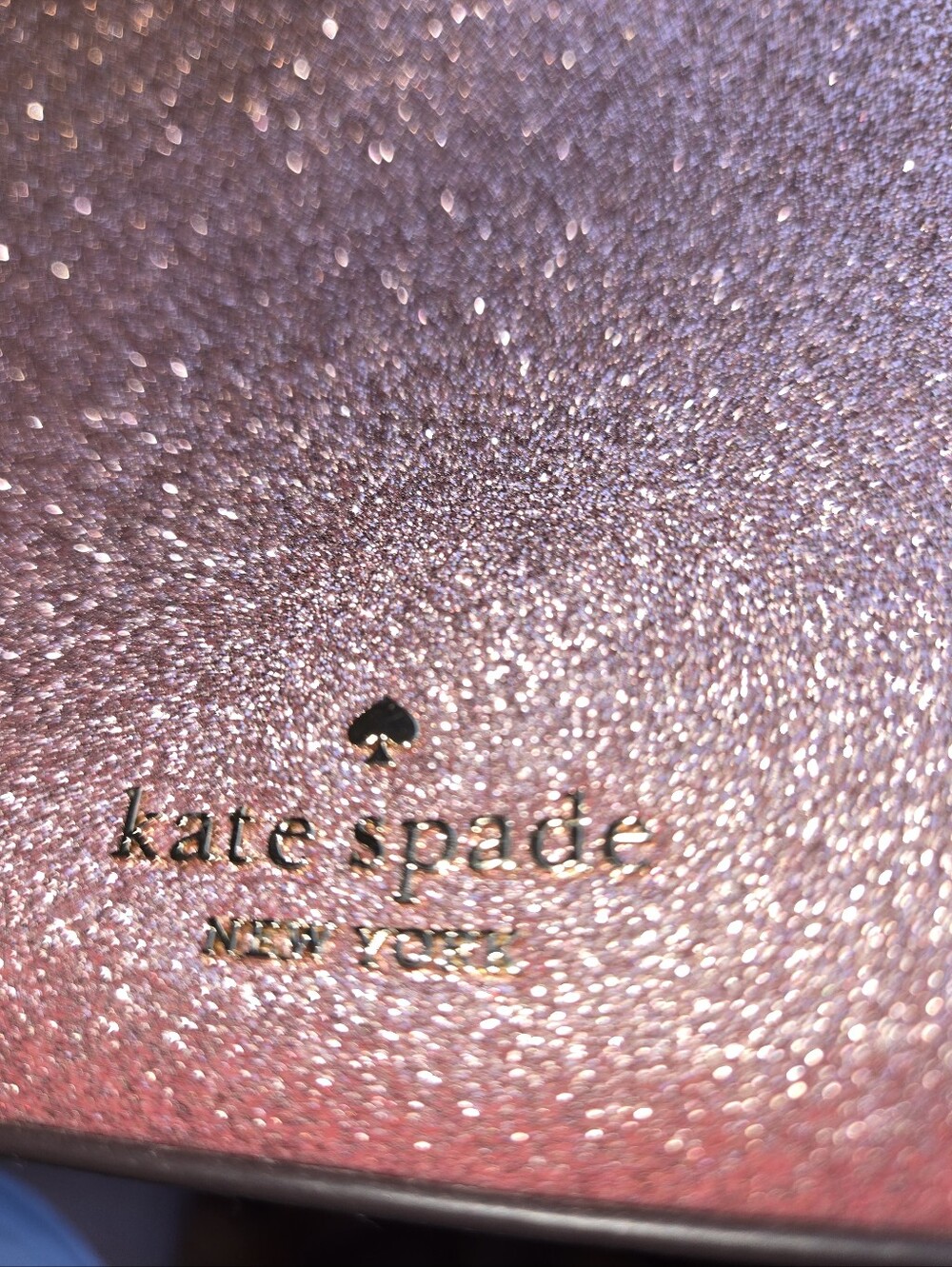 NWT Kate Spade Glimmer Glitter KE461 Pink Metallic Shoulder Bag - Picture 5 of 10